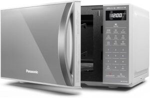 panasonic micro ondas 21l branco espelhado 127v nn st27lwru