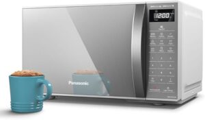 panasonic micro ondas 21l branco espelhado 127v nn st27lwru
