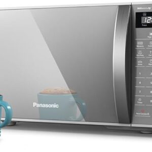 panasonic micro ondas 21l branco espelhado 127v nn st27lwru